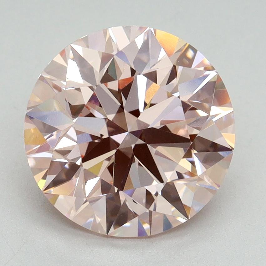 3.51 Ct. Fancy Intense Pink Round Lab Grown Diamond