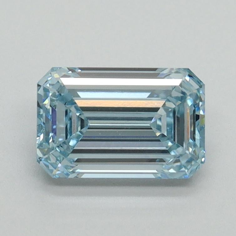 1.09 Ct. Fancy Intense Blue Emerald Lab Grown Diamond