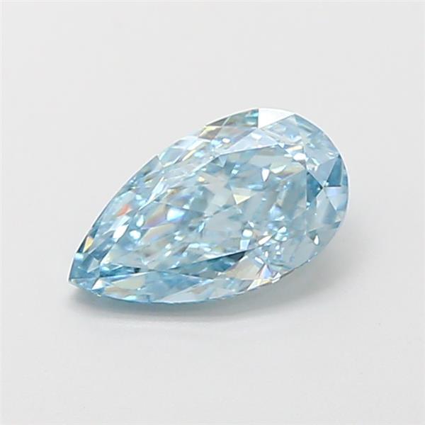 1.02 Ct. Fancy Intense Blue Pear Lab Grown Diamond