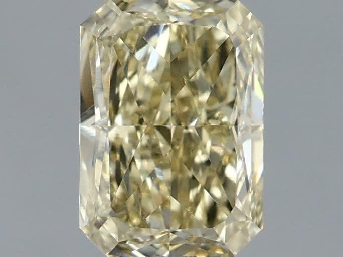 1.08 Ct. Fancy Light Yellow Radiant Lab Grown Diamond