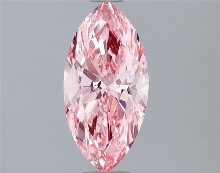 1.02 Ct. Fancy Vivid  Pink Marquise Lab Grown Diamond
