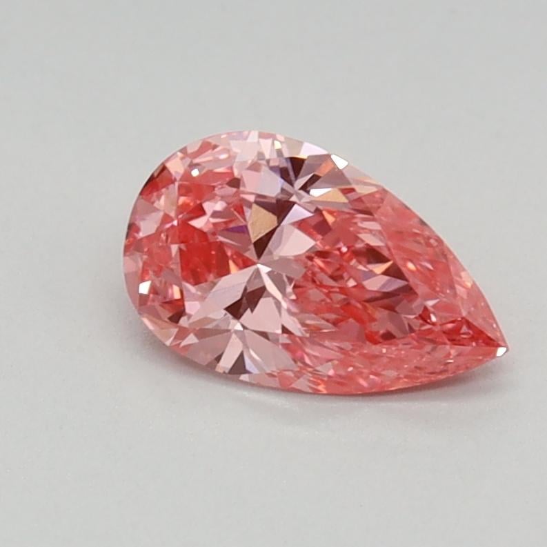 0.45 Ct. Fancy Vivid Pink Pear Lab Grown Diamond