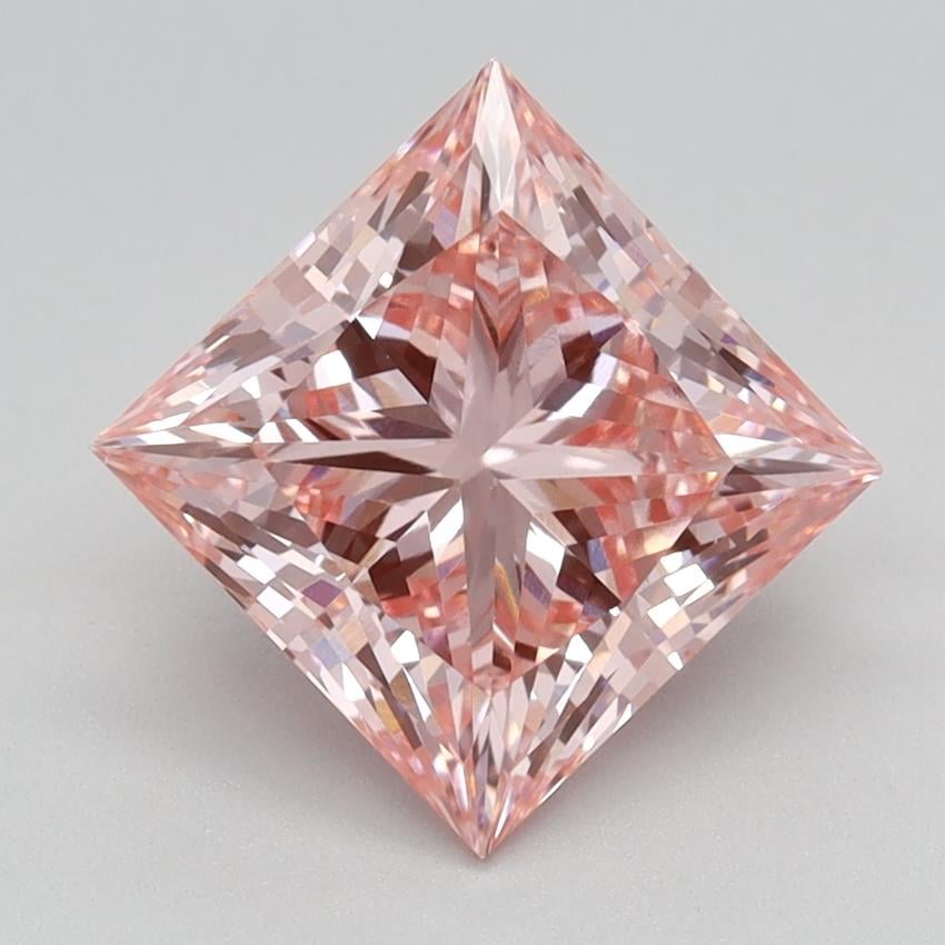2.08 Ct. Fancy Intense Pink Princess Lab Grown Diamond