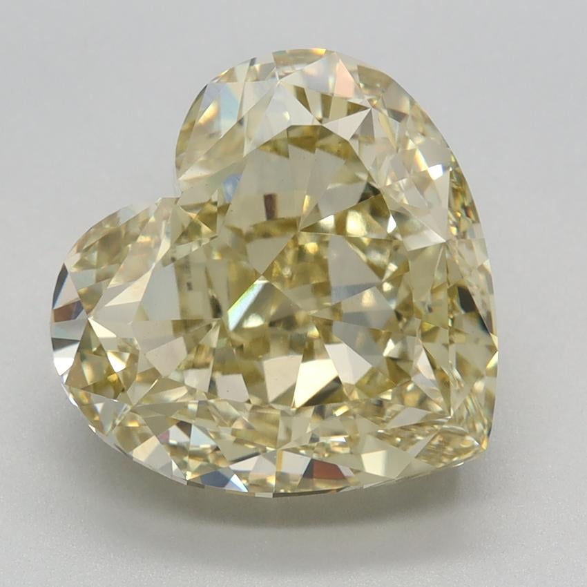 5.20 Ct. Fancy Intense  Yellow Heart Lab Grown Diamond