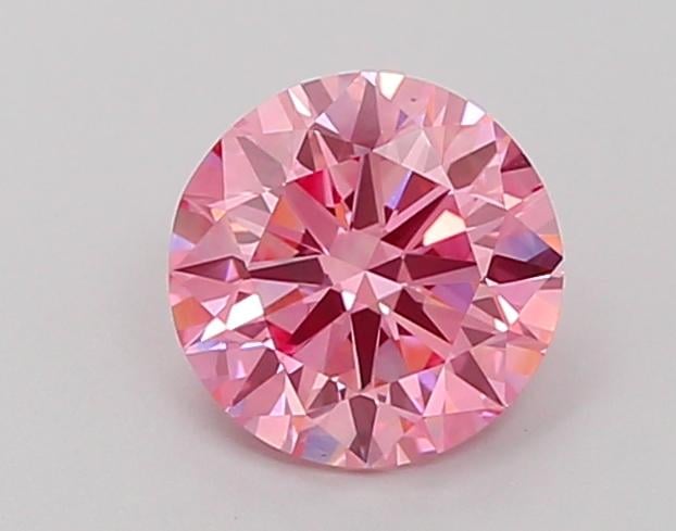 1.18 Ct. Fancy Vivid Pink Round Lab Grown Diamond