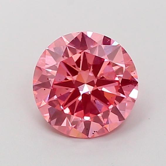 1.62 Ct. Fancy Vivid Pink Round Lab Grown Diamond