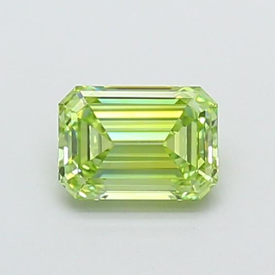 1.00 Ct. Fancy Vivid Green Emerald Lab Grown Diamond