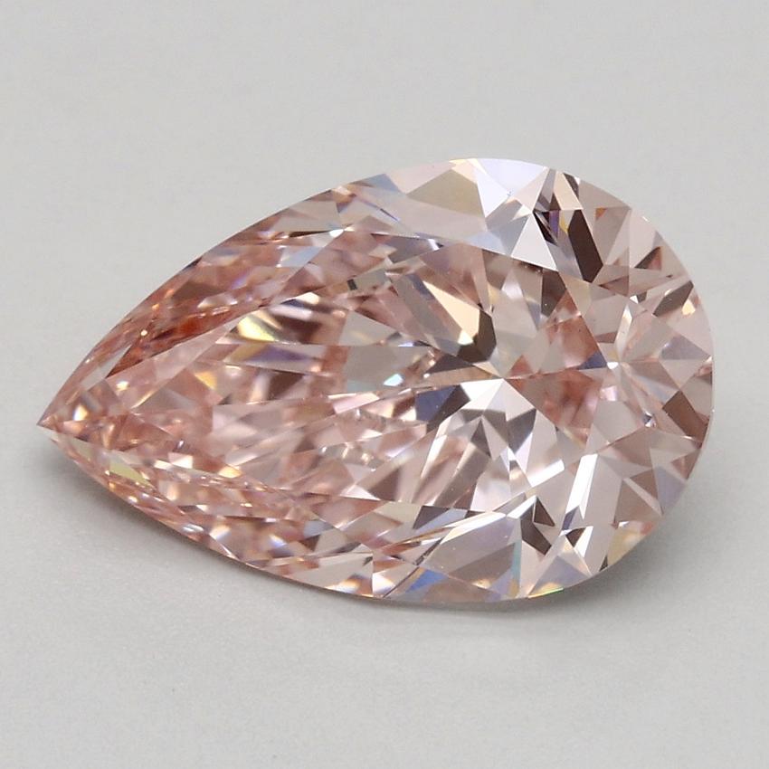 2.11 Ct. Fancy Pink Pear Lab Grown Diamond