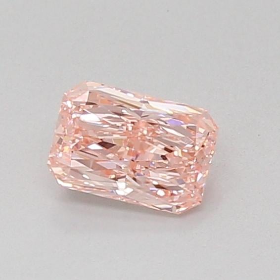 0.51 Ct. Fancy Vivid Pink Radiant Lab Grown Diamond