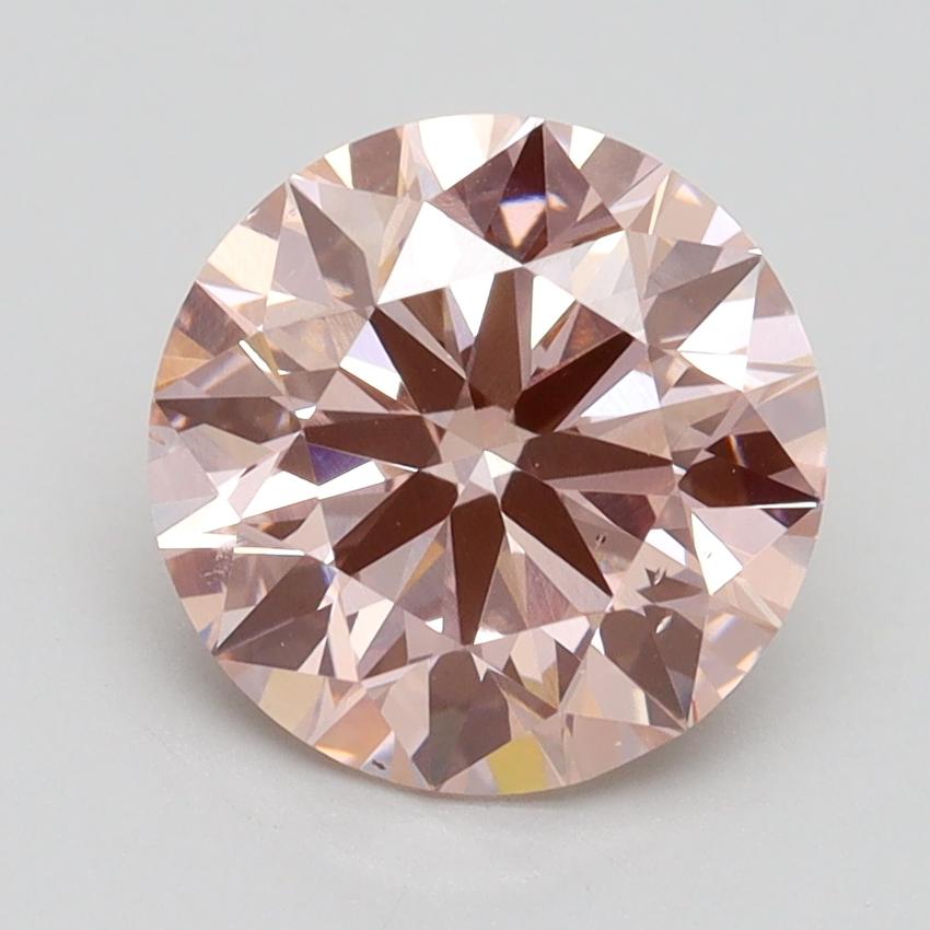 2.37 Ct. Fancy Intense Pink Round Lab Grown Diamond