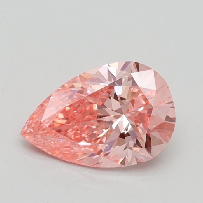 0.61 Ct. Fancy Vivid Pink Pear Lab Grown Diamond
