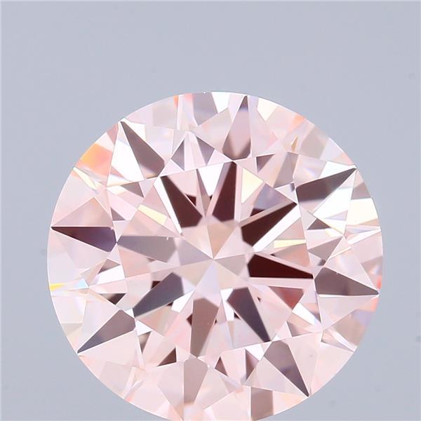 4.90 Ct. Fancy Intense Pink Round Lab Grown Diamond
