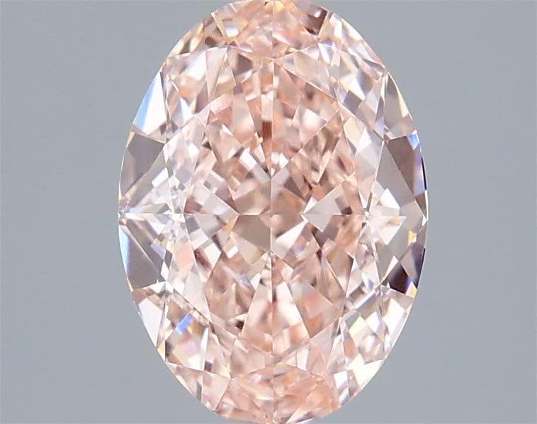 2.10 Ct. Fancy Vivid Pink Oval Lab Grown Diamond