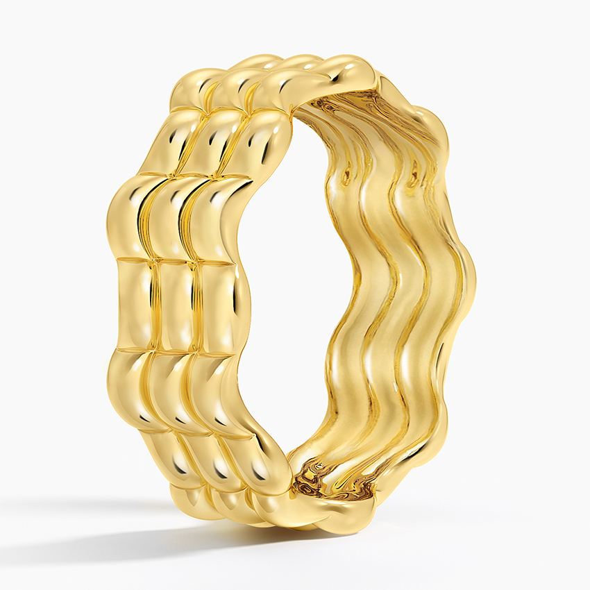 14K Yellow Gold Honey Ring