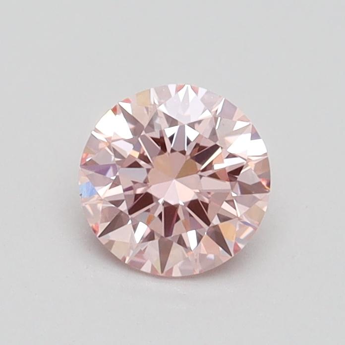 0.53 Ct. Fancy Intense Pink Round Lab Grown Diamond