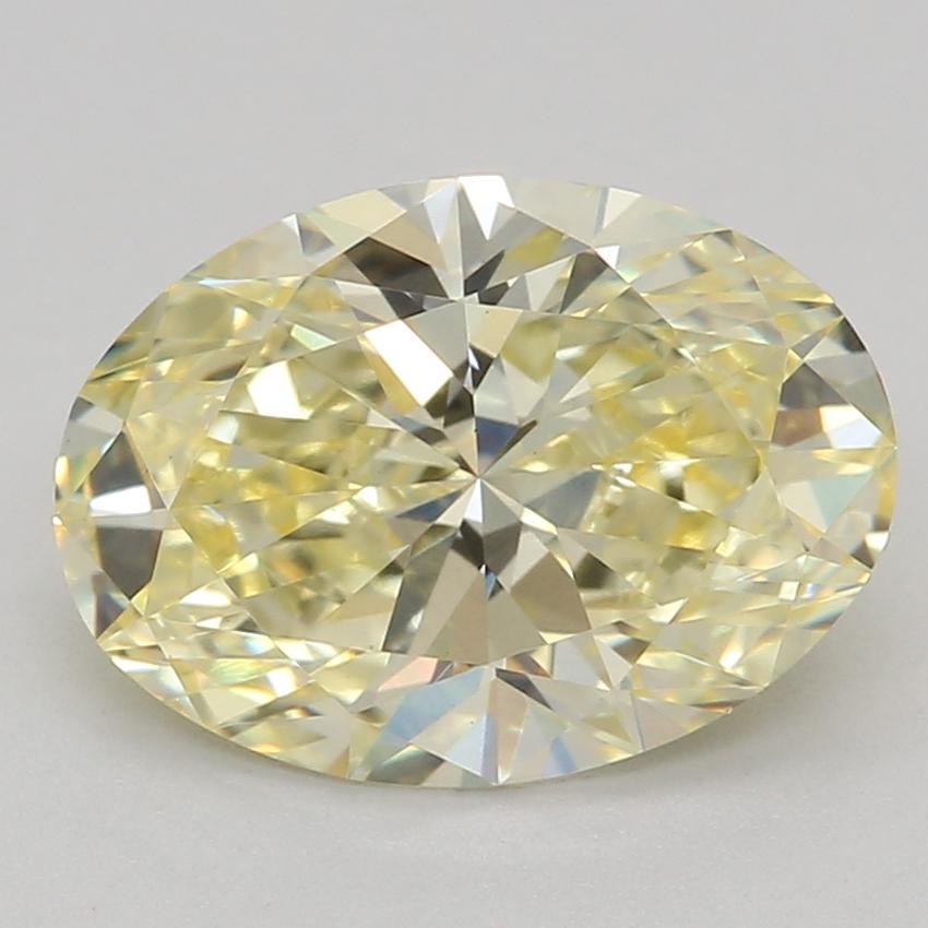 1.54 Ct. Fancy Yellow Oval Lab Grown Diamond