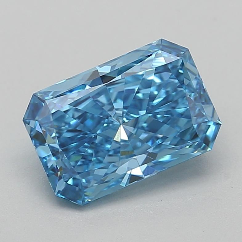 1.96 Ct. Fancy Vivid  Blue Radiant Lab Grown Diamond
