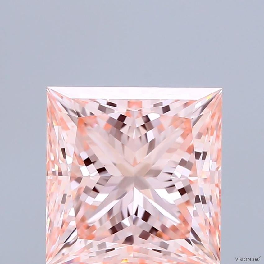 5.01 Ct. Fancy Intense Pink Princess Lab Grown Diamond