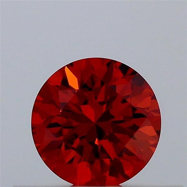 0.38 Ct. Fancy Vivid Orange Round Lab Grown Diamond