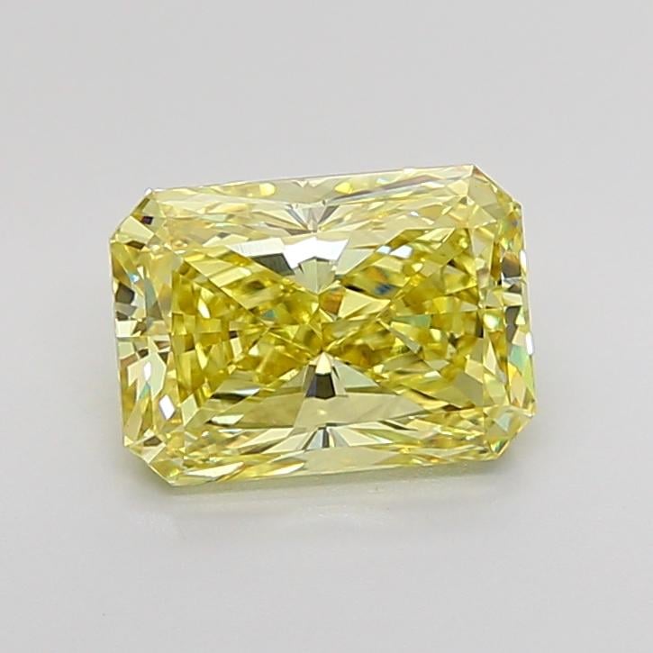 2.74 Ct. Fancy Intense Yellow Radiant Lab Grown Diamond