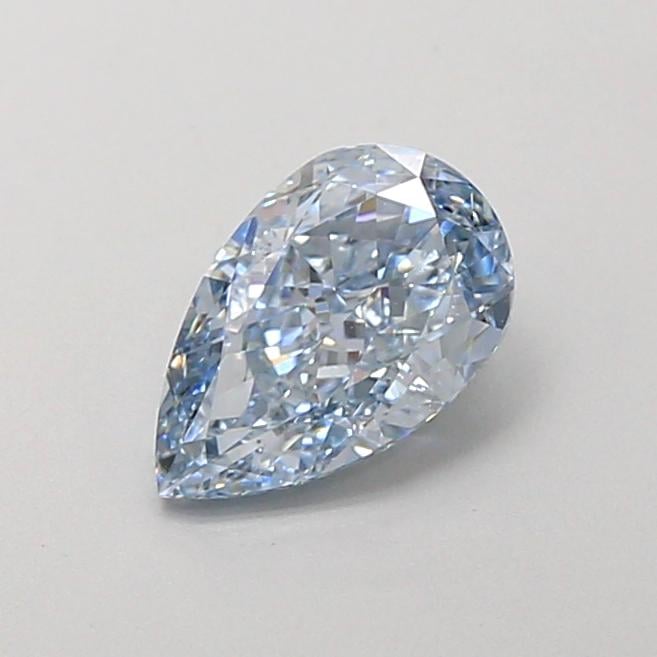 1.11 Ct. Fancy Intense  Blue Pear Lab Grown Diamond