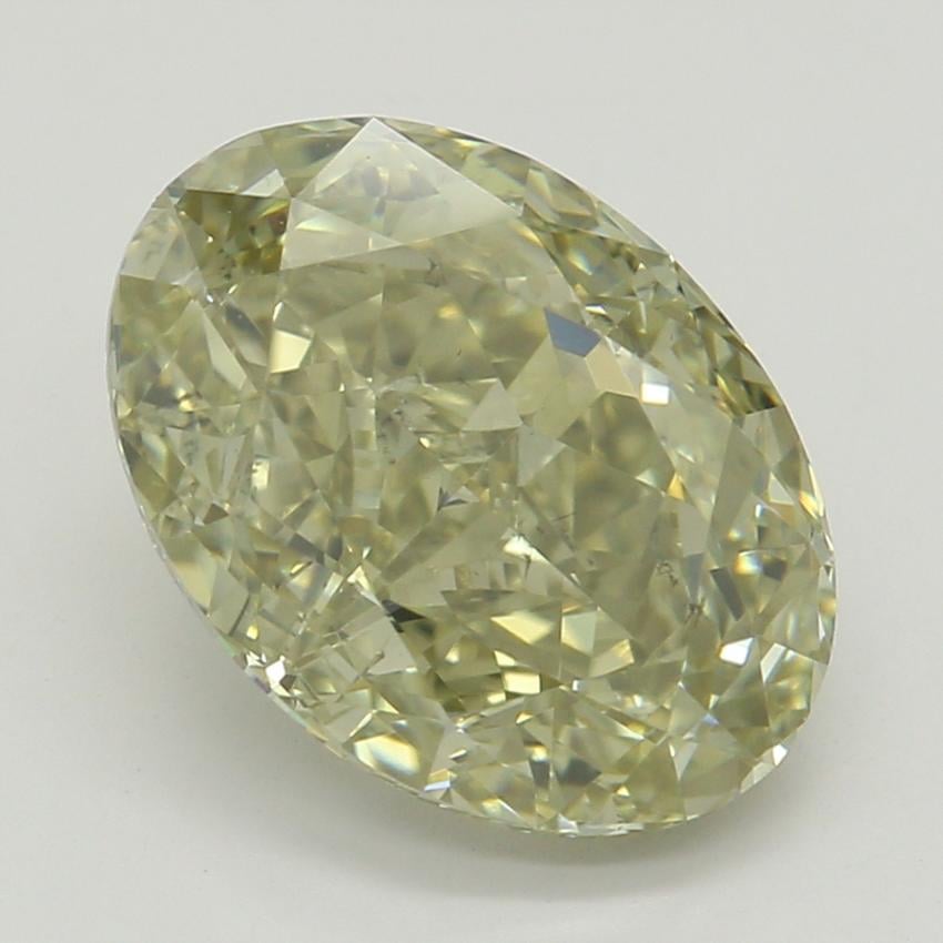 2.02 Ct. Fancy Brownish Greenish Yellow Oval Diamond
