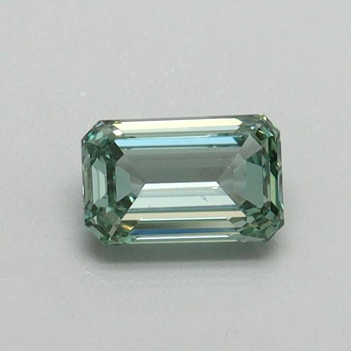 0.41 Ct. Fancy Vivid Green Emerald Lab Grown Diamond