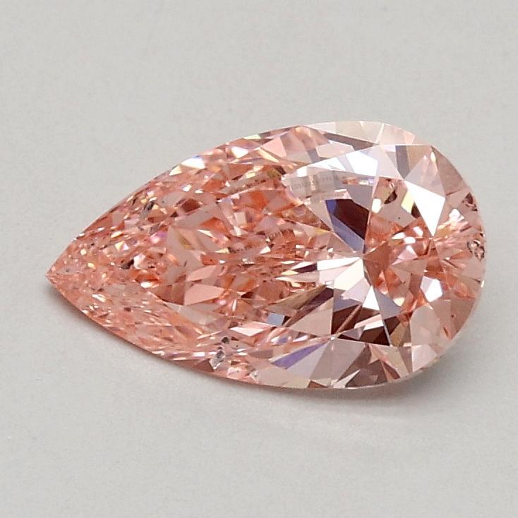 0.60 Ct. Fancy Vivid Pink Pear Lab Grown Diamond