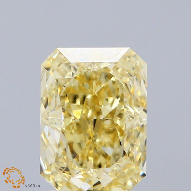 2.13 Ct. Fancy Intense Yellow Radiant Lab Grown Diamond
