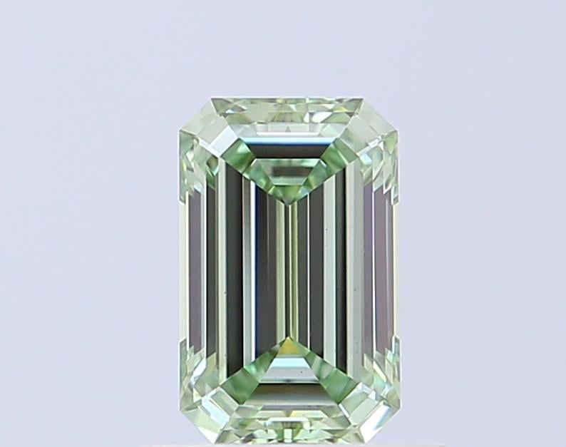 0.94 Ct. Fancy Intense Green Emerald Lab Grown Diamond