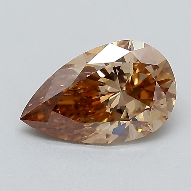 1.04 Ct. Fancy Light  Brown Pear Lab Grown Diamond