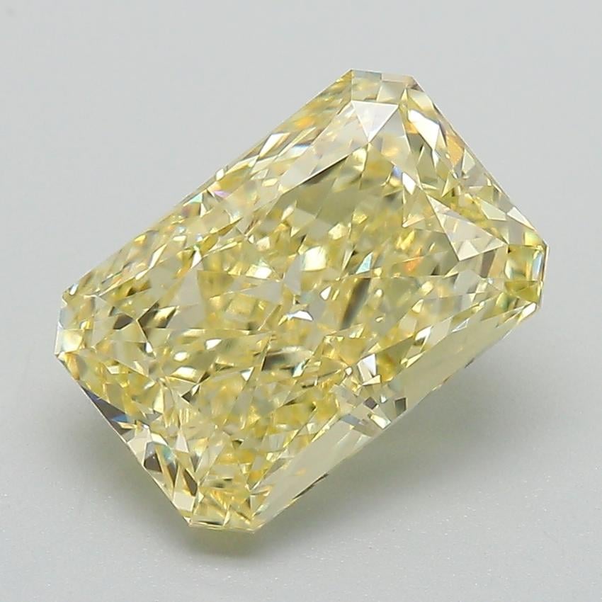 3.10 Ct. Fancy Vivid Yellow Radiant Lab Grown Diamond