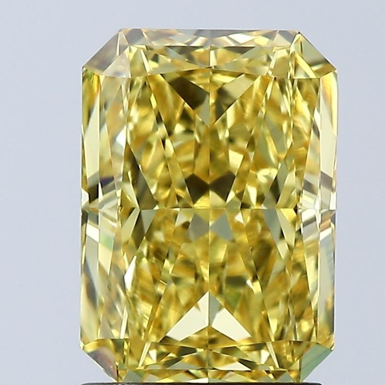 2.07 Ct. Fancy Vivid Yellow Radiant Lab Grown Diamond