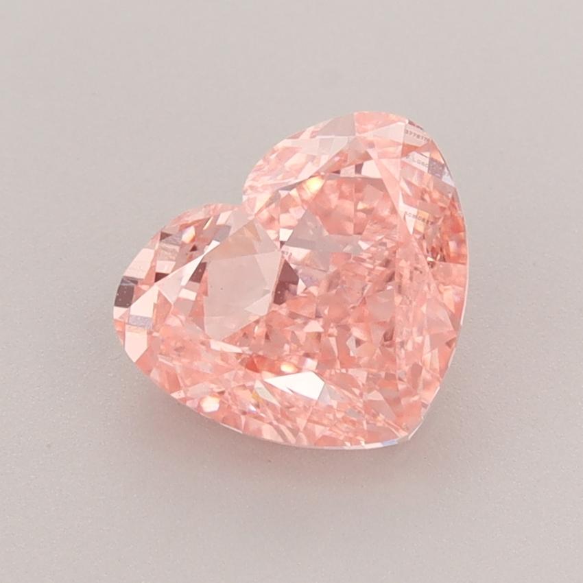 1.71 Ct. Fancy Vivid  Pink Heart Lab Grown Diamond
