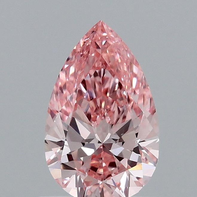 0.86 Ct. Fancy Vivid Pink Pear Lab Grown Diamond