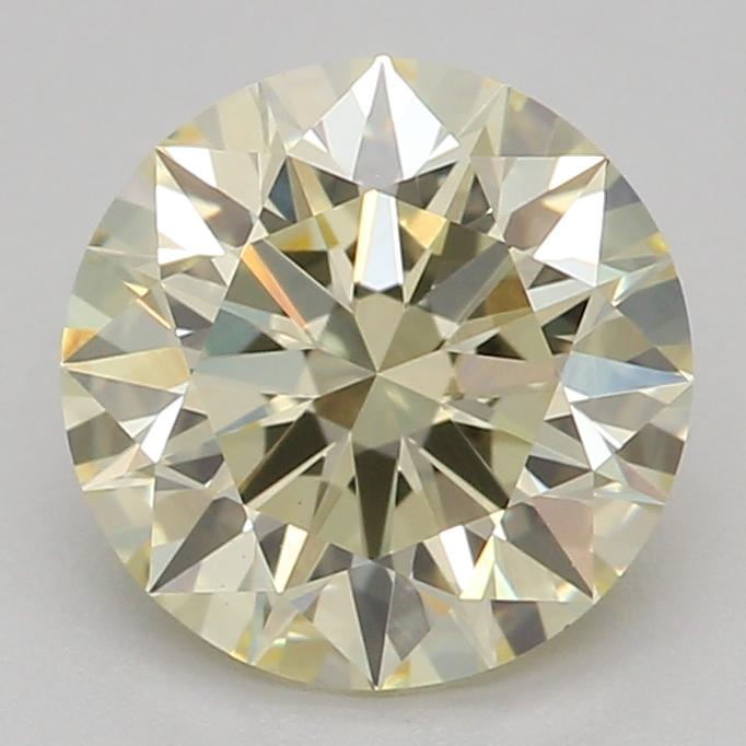 1.05 Ct. Fancy Light Yellow Round Lab Grown Diamond