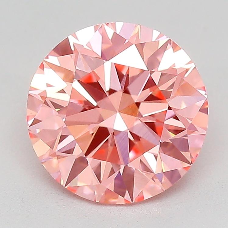 1.71 Ct. Fancy Vivid  Pink Round Lab Grown Diamond