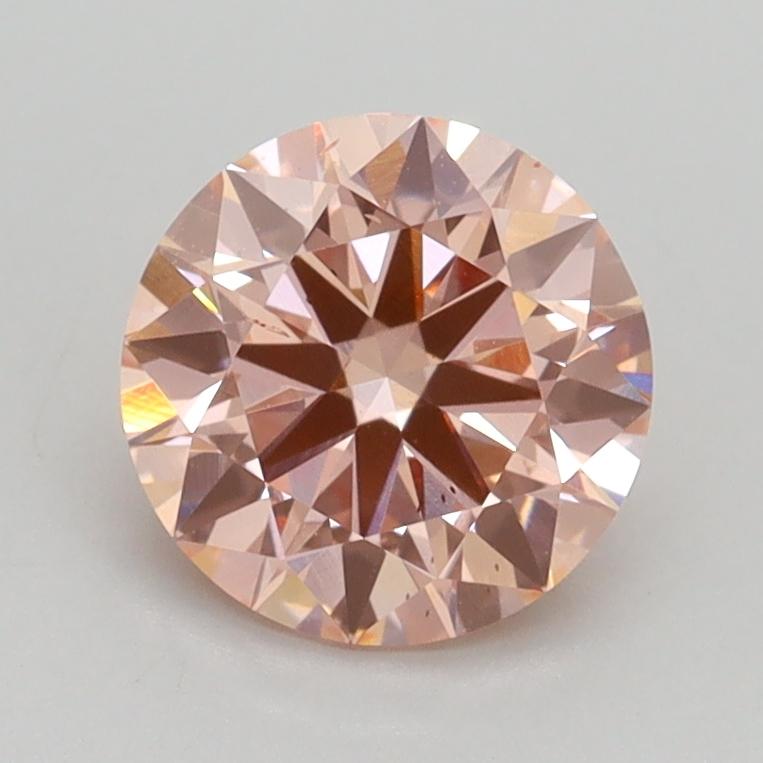1.32 Ct. Fancy Intense Pink Round Lab Grown Diamond