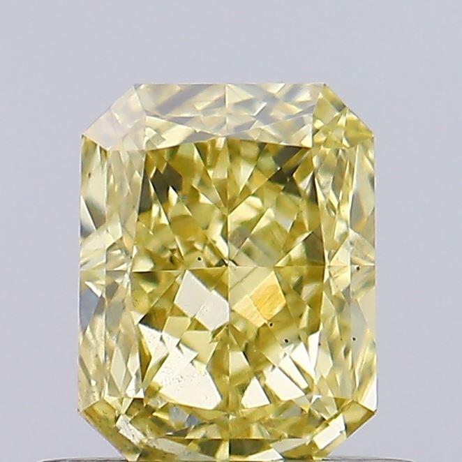 0.58 Ct. Fancy Intense Yellow Radiant Lab Grown Diamond