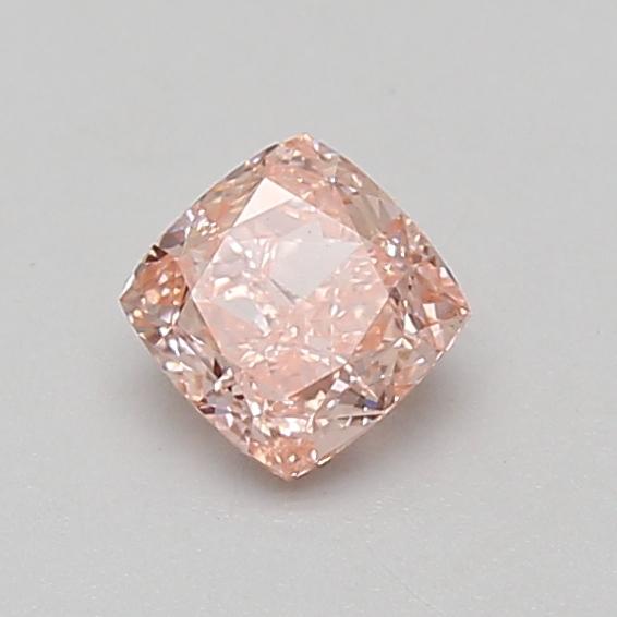 0.58 Ct. Fancy Vivid Pink Cushion Lab Grown Diamond