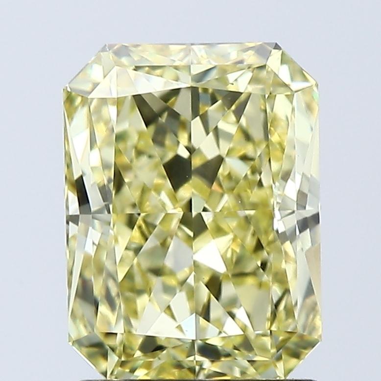 2.03 Ct. Fancy Vivid Yellow Radiant Lab Grown Diamond