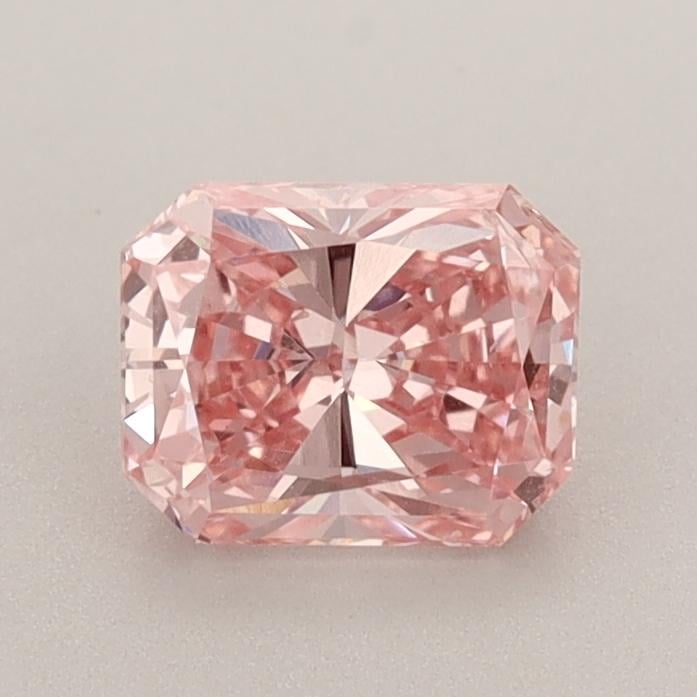 1.02 Ct. Fancy Vivid  Pink Radiant Lab Grown Diamond