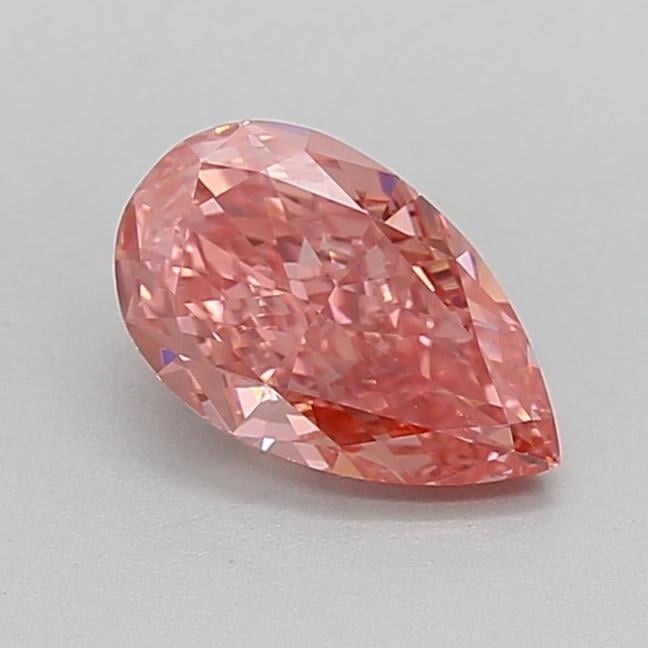 1.44 Ct. Fancy Vivid  Pink Pear Lab Grown Diamond