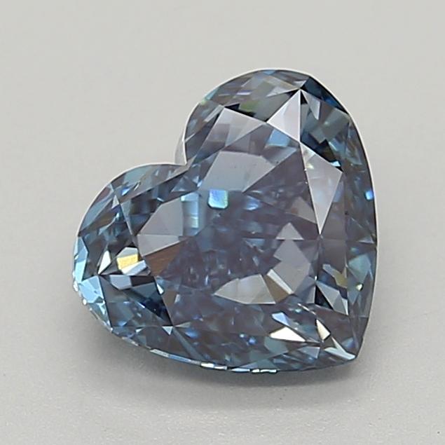 2.51 Ct. Fancy Intense  Blue Heart Lab Grown Diamond