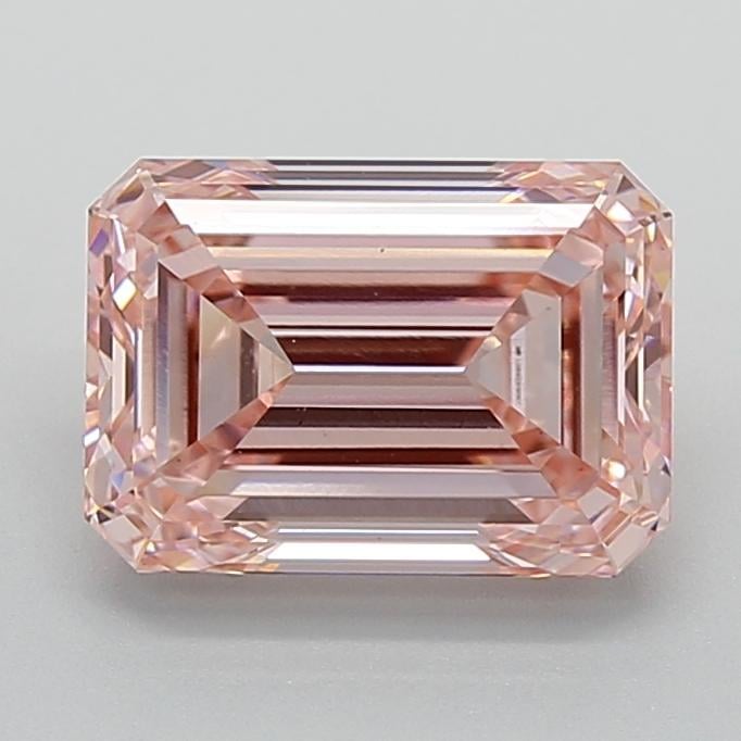 3.07 Ct. Fancy Intense  Pink Emerald Lab Grown Diamond