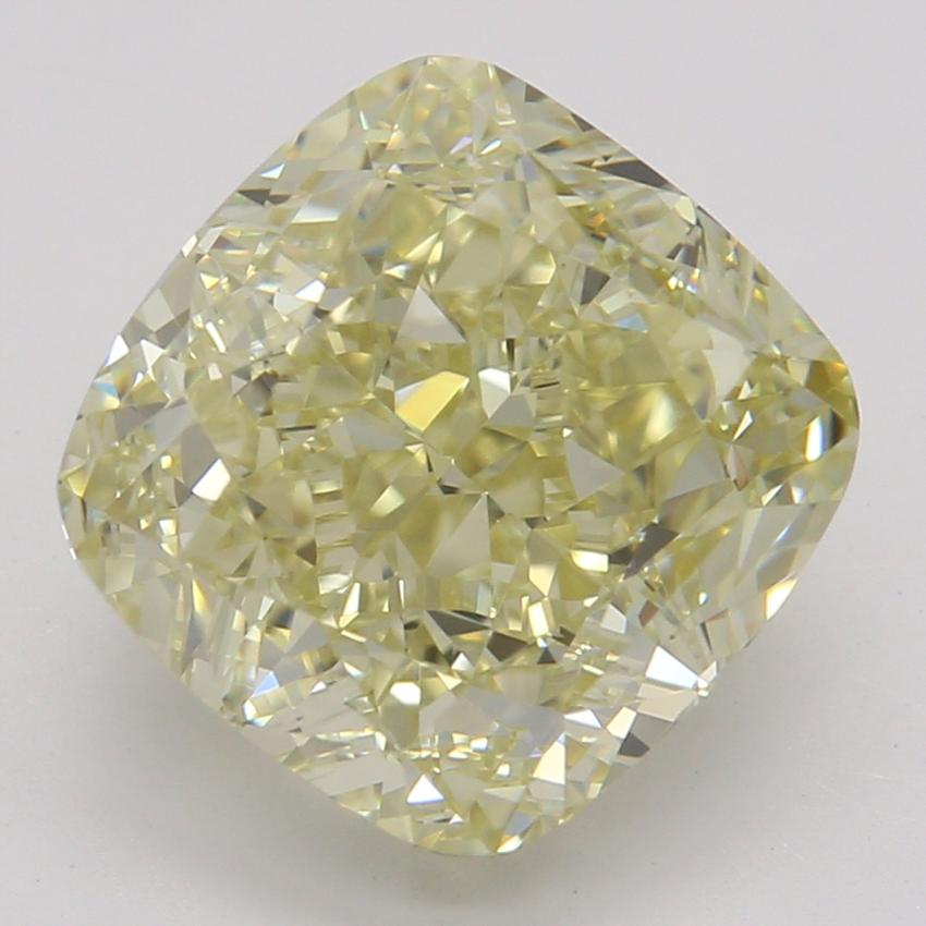 3.01 Ct. Fancy Light Brownish Yellow Cushion Diamond