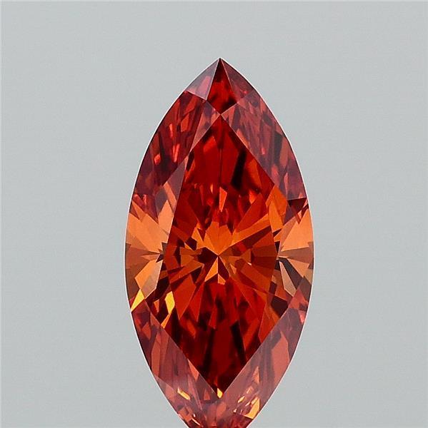 1.09 Ct. Fancy Intense Brownish Orange Marquise Lab Grown Diamond