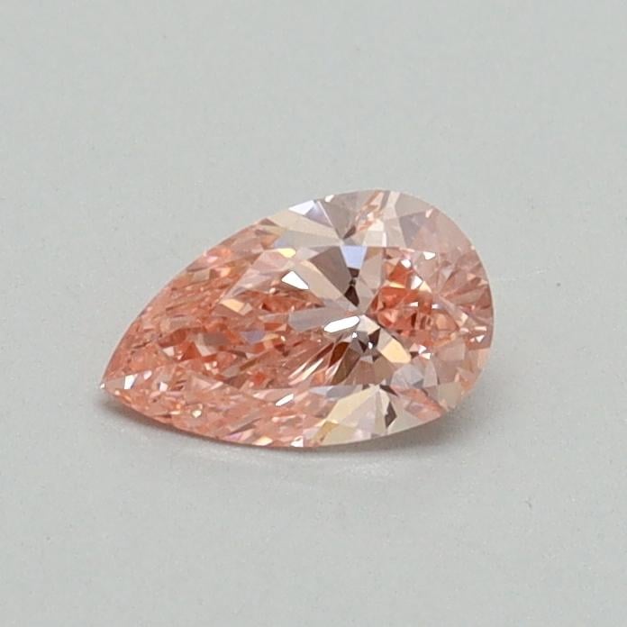 0.30 Ct. Fancy Vivid Pink Pear Lab Grown Diamond