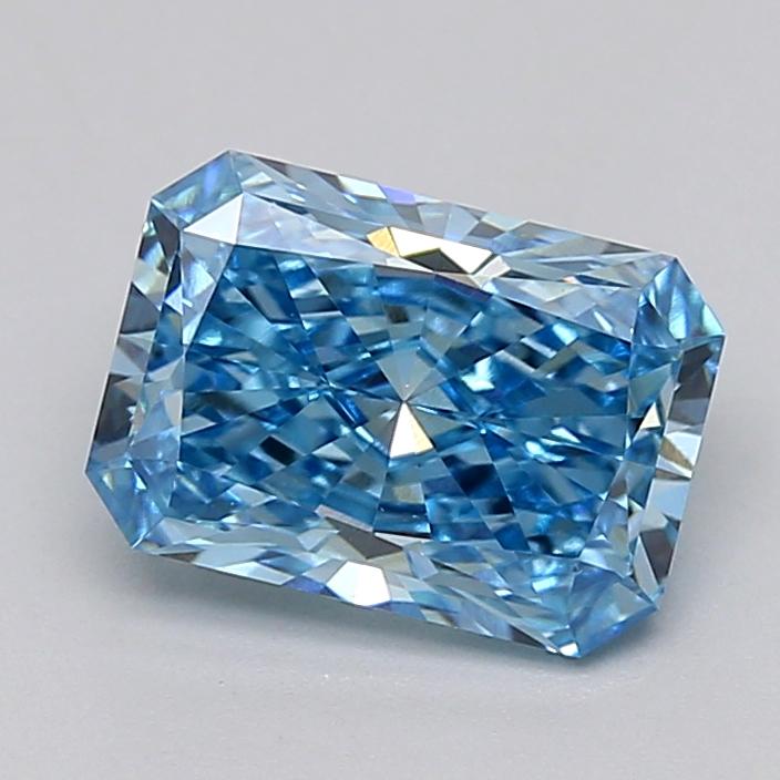 2.08 Ct. Fancy Vivid  Blue Radiant Lab Grown Diamond