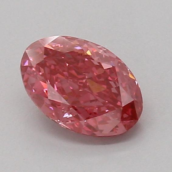 1.01 Ct. Fancy Vivid Pink Oval Lab Grown Diamond